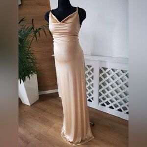 Gold Silky Dress